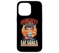 Hungry? Eat Goals Then Roundhouse The Cravings Coque pour iPhone 14 Pro Max