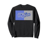 Hungry Hippos Grey Blue Logo Sweatshirt