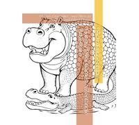 Hungry River Games: A Zentangle Adventure: Hippos, Crocodiles, and Otters in Playful, Food-Filled Chaos