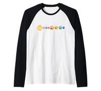 Hungry Sun Planets in Panic Funny Space Drama Jeux vidéo Manche Raglan
