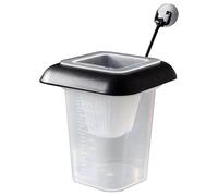 HunicandIU Aquarium Food Cup,Réservoir à Appâts Flottant avec Ventouse - Nourrisseur pour Aquarium et Bassin,pour la Distribution d'Appâts Vivants dans Les Aquariums d'eau Douce et d'eau