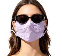 HunicandIU Cache-visage Femme | Protection Solaire UPF 50 Respirante - Cache-visage Rafraîchissant Respirant,Sports Extérieurs Vélo Randonnée Plage Piscine Voyage Trekking Trajet Tenue