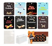 HunicandIU Cartes de Remise des diplômes, Titulaire d'argent des Cartes de Remise des diplômes | Portefeuille de décoration de Cartes de Caisse - Création félicitations diplômé Keepsake pour Elle Him