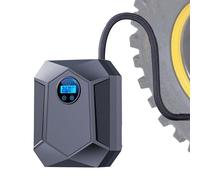 HunicandIU Compresseur d'Air pour Pneus - Affichage Numérique avec Arrêt Automatique - Pompe à Air Portable Compact pour Voiture Voyages Vélo - pour Voyage Navette Sorties Familiales Courts Séjours