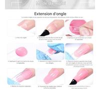 HunicandIU Gel Pour Ongles 3D | 8ml Décoration Pour Manucure,Gel Vernis Dur Pour Le Modelage Des Ongles,Pour Maison Salon Quotidien Voyage Vacances Anniversaire Noël Mariage Rencontre Fête