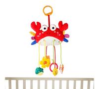 HunicandIU Jouet pour Poussette Bébé,Accessoires De Hochet Grinceur en Peluche,Compagnon De Voyage Accrochable avec Clip | pour Poussette Voiture Berceau Couffin Voyage Garçons Filles Âgés De 0 À 12