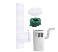 HunicandIU Kit de Fenêtre pour Climatiseur Portable | Tissu d'Étanchéité pour Fenêtre à Guillotine - Kit Étanche Flexible Économe Énergétique Pour Maison Séjour Climatiseur Séche-Linge