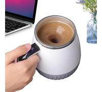 HunicandIU Mug À Café À Agitation Automatique | Avec Affichage De La Température - Tasse À Mélange Électrique Avec Agitateur Magnétique | Pour Lait, Boissons, Chocolat, Café, Cuisine, Camping, Voyage