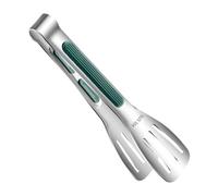 HunicandIU Pince De Cuisine En | Pince de Service Antidérapante Résistante à la Chaleur | Alimentaire Flexible | Pour Barbecue Viande Salade Pâtes Fruits Cornichons Extérieur Camping