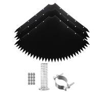 HunicandIU Protège-Écureuil, Extérieur pour Nichoir, Protège-Mangeoire à Ressort Résistant aux Intempéries pour Jardin Terrasse Balcon Clôture Arbre