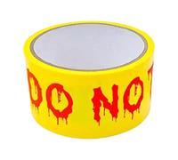 HunicandIU Ruban de délimitation « Do Not Enter » - Ruban d'avertissement d'Halloween - 1,77 pouces x 82 pieds - Ruban adhésif « Do Not Enter » - Décoration de fête - Rouleau de ruban adhésif pour