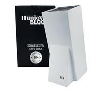Huniox® Block - Support Couteau - Bloc a Couteaux - Porte Couteau - Bloc Couteaux Cuisine - Bloc a Couteau - Support Couteaux - Blocs Couteaux Vides - Protege Couteau - Repose Couteau Blanc (White)