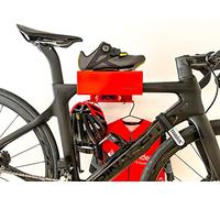 Huniox® Support Velo - Accroche Velo - Rangement Velo Garage - Crochet Mural Velo - Attache Velo Mural - Support Velo Garage - Acroche Velo Au Mur - Rack a Velo - Rangement Velo Mural (Red)