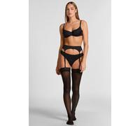 Hunkemöller Bas 30 Deniers Dentelle Anti Ladder Noir S/M