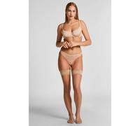 Hunkemöller Bas Autofixants 15 Deniers Seconde Peau Beige L/XL