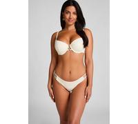 Hunkemöller Bas de bikini Crochet Blanc 2XL