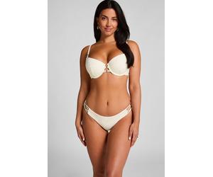 Hunkemöller Bas de bikini Crochet Blanc S