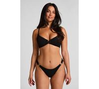 Hunkemöller Bas de bikini échancré Cairo Noir 2XL