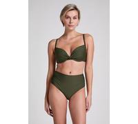 Hunkemöller Bas de bikini taille haute Cheeky shaping Luna Vert XS