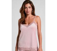 Hunkemöller Camisole velours Dentelle Rose L