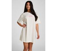 Hunkemöller Chemise de nuit à col rond Blanc M/L