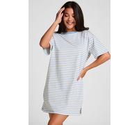 Hunkemöller Chemise de nuit à col rond Bleu M/L
