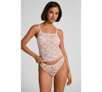 Hunkemöller Coffret-cadeau Lot de 3 de strings pour la Saint-Valentin Rose L