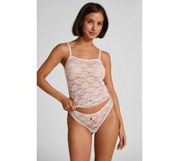 Hunkemöller Coffret-cadeau Lot de 3 de strings pour la Saint-Valentin Rose XS