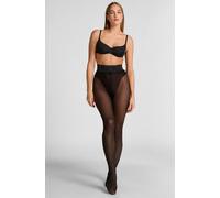 Hunkemöller Collants 15 Deniers Résille Graphique Noir L/XL