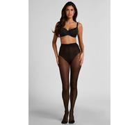Hunkemöller Collants 30 Deniers imprimés Noir L/XL