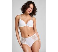 Hunkemöller Combinaison en dentelle longueur midi Blanc L