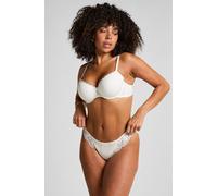 Hunkemöller Culotte brésilienne jambe haute Caro Blanc M