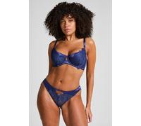 Hunkemöller Culotte brésilienne jambes hautes Grace Bleu XL
