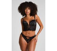 Hunkemöller Culotte brésilienne jambes hautes Grace Noir M