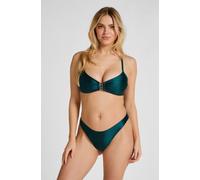 Hunkemöller Culotte de Bikini Échancrée Dominica Vert S
