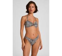 Hunkemöller Culotte de Bikini Highleg Leopard Noir S