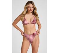 Hunkemöller Culotte de Bikini Taille Haute Highleg Amalfi Rouge L