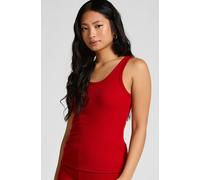 Hunkemöller Débardeur en jersey brossé côtelé Rouge