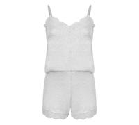 Hunkemöller Ensemble pyjama - Gris doux mélangé - M, Mélange de gris doux, M
