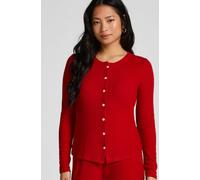 Hunkemöller Gilet en Jersey Côtelé Rouge XS