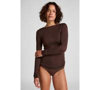 Hunkemöller Haut avec cachemire à col bateau super soft Marron 2XL