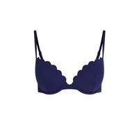 Hunkemöller Haut de bikini à armatures à effet push-up préformé Scallop Taille A - E Bleu