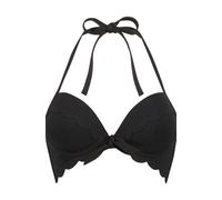 Hunkemöller Haut de bikini à armatures à effet push-up préformé Scallop Taille A - E Noir 90D