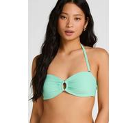 Hunkemöller Haut de Bikini Bandeau Luxe avec Anneau Vert XL