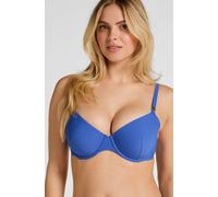 Hunkemöller Haut de Bikini Luxe à Armatures et Rembourrage Bleu 100D