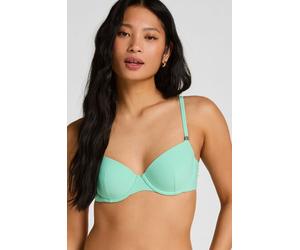 Hunkemöller Haut de Bikini Luxe à Armatures et Rembourrage Vert 100D