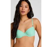 Hunkemöller Haut de Bikini Luxe à Armatures et Rembourrage Vert 85B