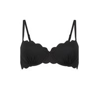 Hunkemöller Haut de bikini préformé à armatures Scallop Noir