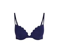 Hunkemöller Haut de bikini push-up à armatures préformé Scallop Cup A - E, Bleu nuit, 85D