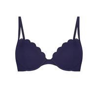 Hunkemöller Haut de bikini Scallop préformé à armatures, Bleu nuit, 90G